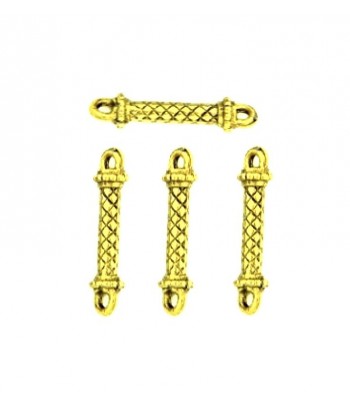 21x4mm  Antique Gold Connector Links 4675 - Qty 10