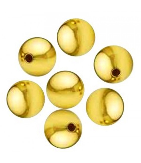Sterling & Gold Beads/Spacers 6mm Gold Filled Beads - Qty 10