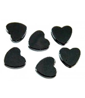 10mm Hematite Hearts -...