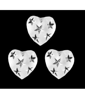 12mm Matte Heart with...