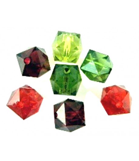 14mm Acrylic Faceted Cube...