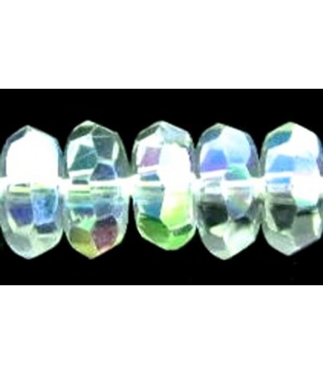 8x4mm Crystal AB Faceted...