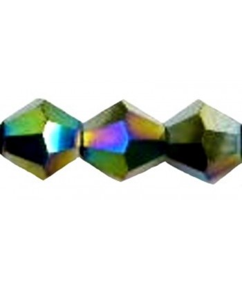 4mm or 6mm Jet Faceted...
