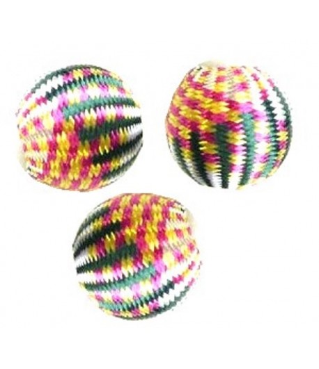 20mm Silk Beads - B - Qty 5