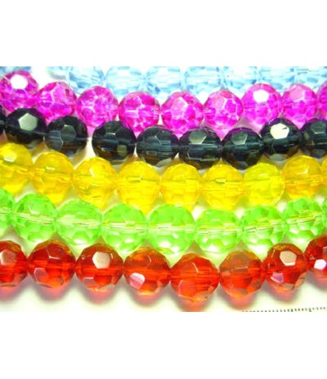 12mm Round Faceted Crystals...