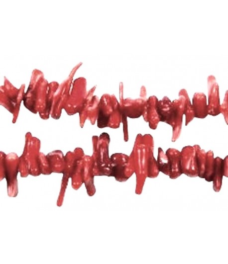 8-12mm Red Coral Chips -...