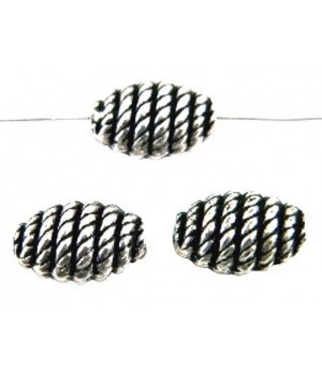 16x11mm Metalized Oval Rope...