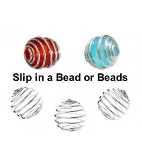 20x18mm  Spiral Bead Cages...