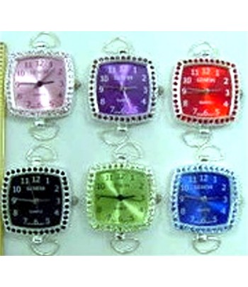 CS-11 Watch Faces with Colored Rhinestones